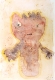 untitled, 2001; Aquarell, Grüner Tee, Bleistift, Papier / watercolor, green tea, pencil, paper, 25,6 x 17,3 cm