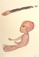untitled, 1999; Aquarell, Bleistift auf Papier / watercolor, pencil on paper, 25,6 x 17,3 cm