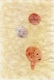 untitled, 1999; Aquarell, Grüner Tee, Bleistift, Papier / watercolor, green tea, pencil, paper, 25,6 x 17,3 cm