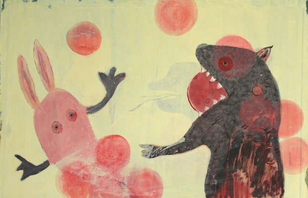untitled, 2013, Acryl auf Nessel / acrylic on canvas, 110 x 130 cm