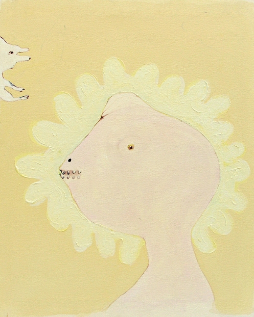 untitled, 2012, Acryl auf Nessel / acrylic on canvas, 65 x 53 cm