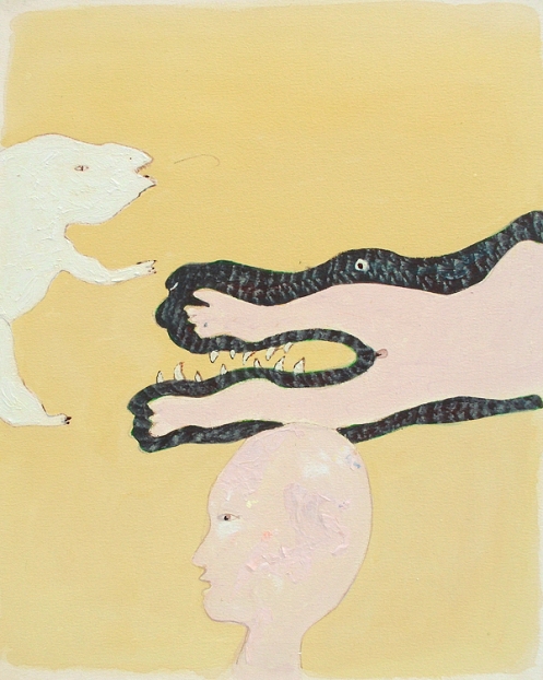 untitled, 2012, Acryl auf Nessel / acrylic on canvas, 65 x 53 cm
