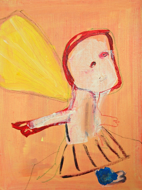 Landing, 2012, Acryl auf Nessel / acrylic on canvas, 40 x 30 cm