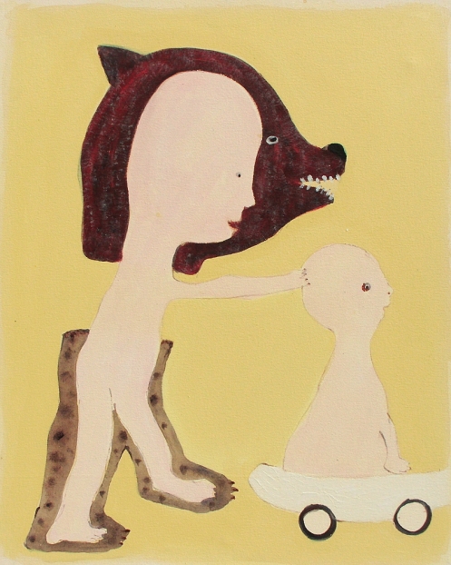 untitled, 2012, Acryl auf Nessel / acrylic on canvas, 65 x 53 cm