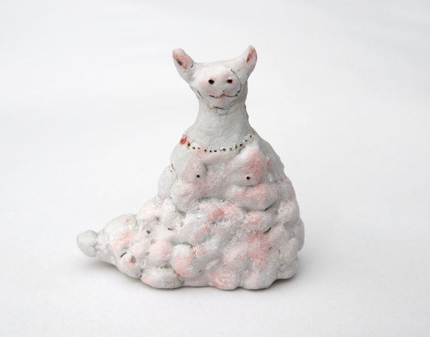 untitled, 2013; Ton, Papier, Wachs / paper-clay, wax, 7,5 cm