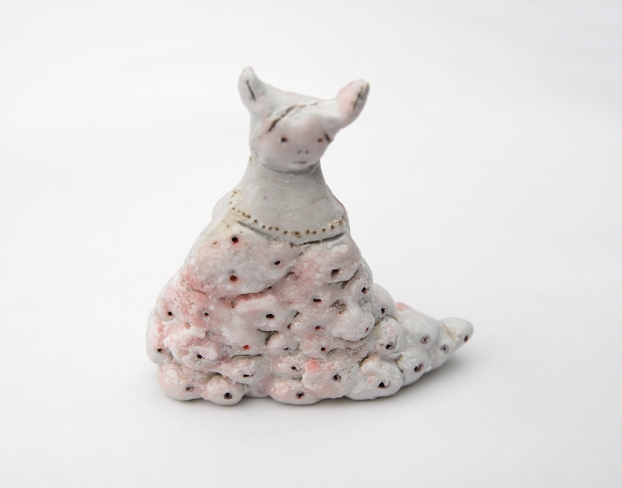 untitled, 2013; Ton, Papier, Wachs / paper-clay, wax, 7,5 cm
