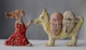 Begegnung, 2014; Ton, Papier, Wachs, Acryl / paper-clay, wax, acrylic, 20 cm