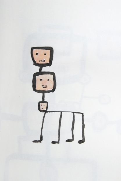 untitled, 2004; Tusche, Aquarell auf Papier / indian ink, watercolor on paper, 29,7 x 21 cm