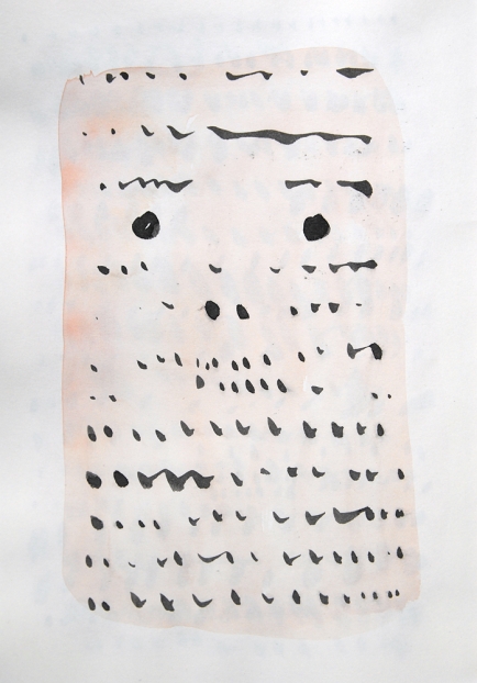 untitled, 2004; Tusche, Aquarell auf Papier / indian ink, watercolor on paper, 29,7 x 21 cm
