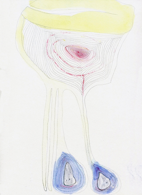 untitled, 2005; Papier, Bleistift, Mischtechnik / paper, pencil, mixed media, 35,5 x 26,6 cm