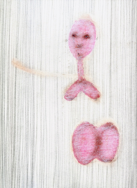 untitled, 2005; Papier, Bleistift, Mischtechnik / paper, pencil, mixed media, 35,5 x 26,6 cm
