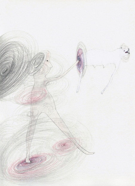 untitled, 2009; Papier, Bleistift, Mischtechnik / paper, pencil, mixed media, 35,5 x 26,6 cm