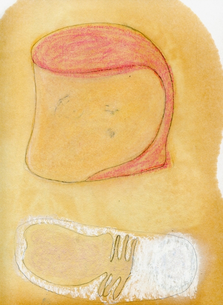 untitled, 2004; Papier, Bleistift, Mischtechnik / paper, pencil, mixed media, 35,5 x 26,6 cm