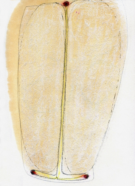 untitled, 2004; Papier, Bleistift, Mischtechnik / paper, pencil, mixed media, 35,5 x 26,6 cm