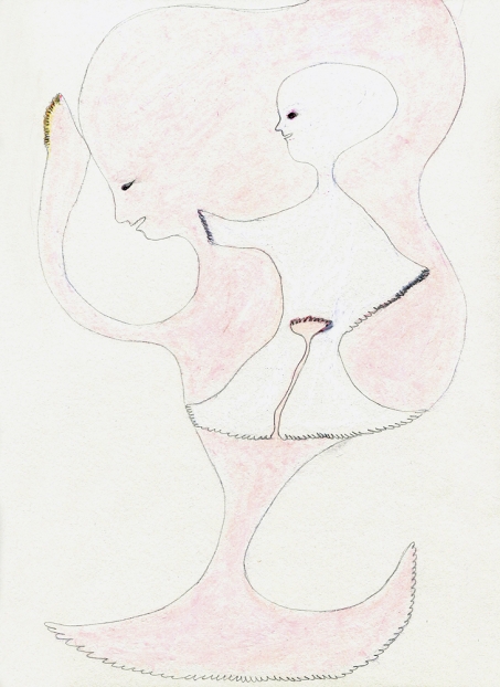 untitled, 2007; Papier, Bleistift, Mischtechnik / paper, pencil, mixed media, 35,5 x 26,6 cm
