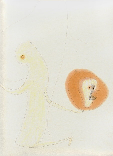 untitled, 2007; Papier, Bleistift, Mischtechnik / paper, pencil, mixed media, 35,5 x 26,6 cm